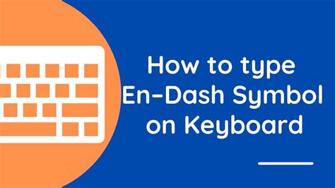 How to Type En Dash Symbol in Word, Windows, & Mac (On Keyboard) - Software Accountant