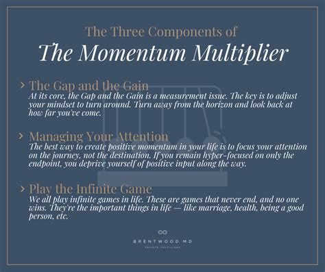 The Momentum Multiplier | Brentwood MD