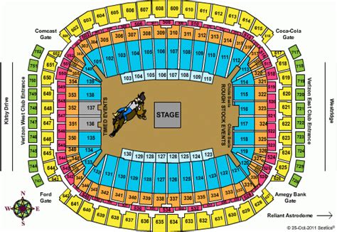 Reliant Stadium Houston Rodeo Seating Chart | Awesome Home