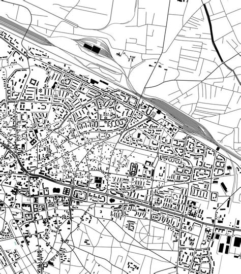 Map of the City of Craiova, Romania Stock Vector - Illustration of ...