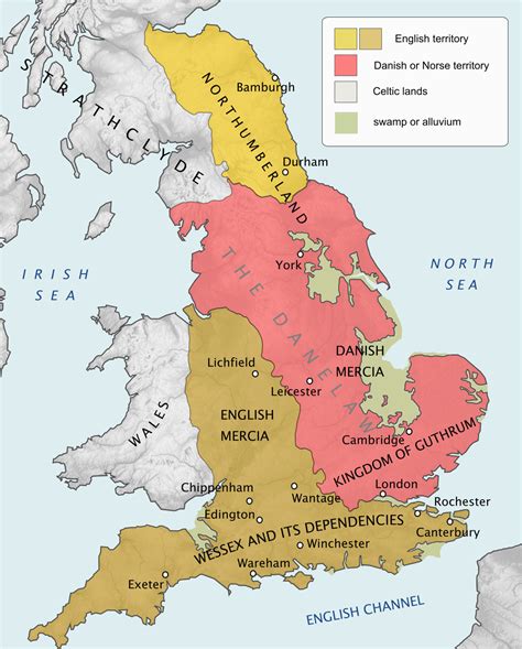 Map Of England and normandy 1066 | secretmuseum