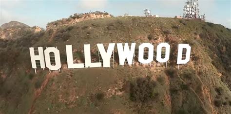 This is What Epic Drone Footage of the Hollywood Sign Up Close Looks ...