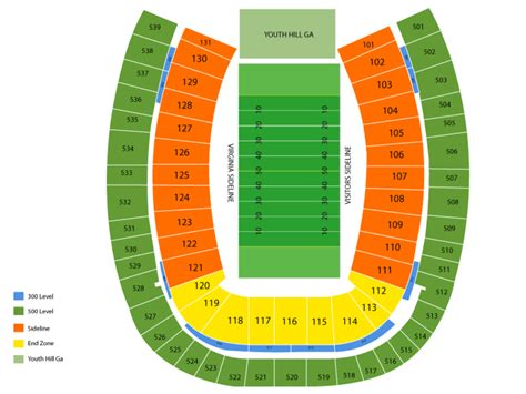 Virginia Tech Football Stadium Seating Chart