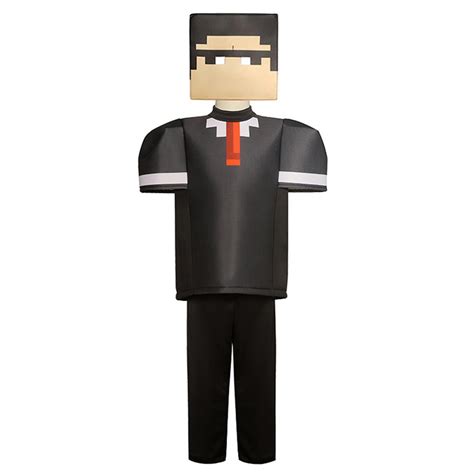 Steve Costume Minecraft Herobrine Notch Alex Cosplay Stage Game ...