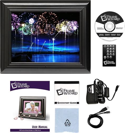 15" 15-Inch Digital Picture Frame, for Pictures & Videos + AC Adapter ...