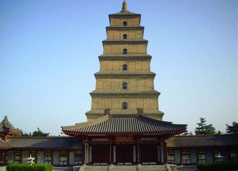 Small Wild Goose Pagoda, 700AD. inside the Jianfu Temple of Xi'an ...