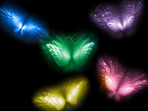 Neon Butterfly Desktop Wallpaper - WallpaperSafari