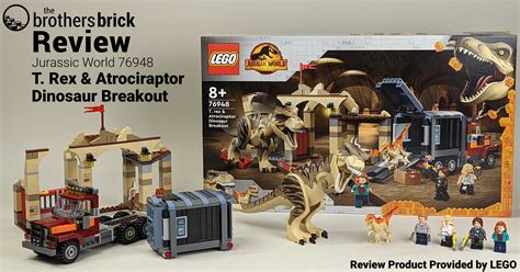 LEGO Jurassic World Dominion 76946 T Rex and Atrociraptor Dinosaur Breakout - TBB Review - FUKQX ...