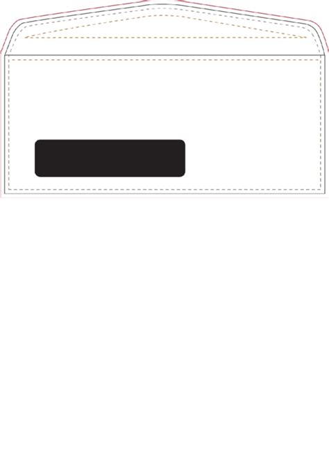 10 Window Envelope Template printable pdf download