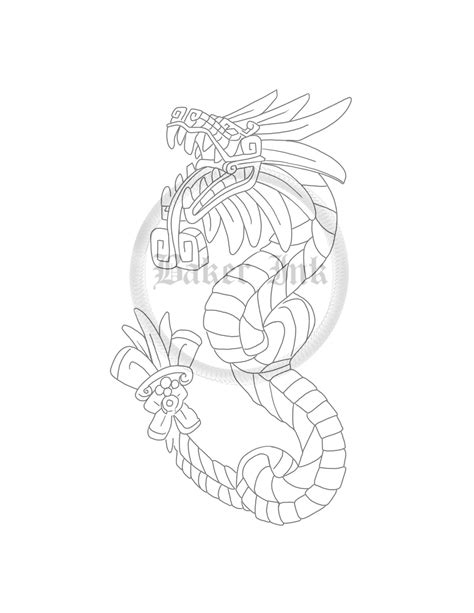 Mẫu xăm Quetzalcoatl tattoo độc đáo và ấn tượng nhất