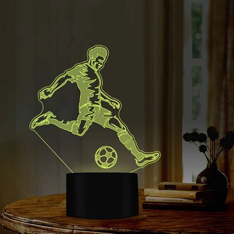 2019 NEW design play football night lights 7 changing colors gift for soccer fan Christmas gift ...