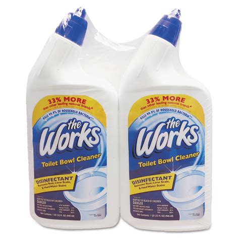 Disinfectant Toilet Bowl Cleaner by The Works® KIK33302WK | OnTimeSupplies.com