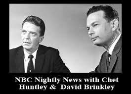 Chet Huntley and David Brinkley..."Goodnight, Chet." "Goodnight, David." | Nbc nightly news, 70s ...