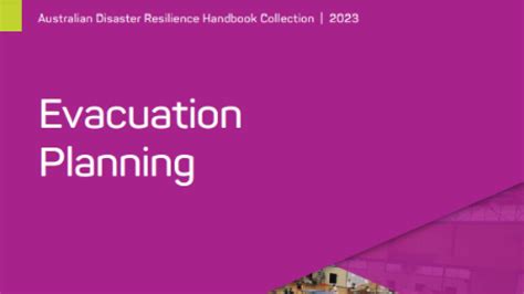 Evacuation planning handbook | PreventionWeb