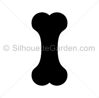 Dog Bone Silhouette - Free Clip Art, Printable, and Vector Downloads