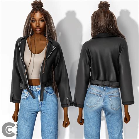 Moto Jacket - The Sims 4 Create a Sim - CurseForge