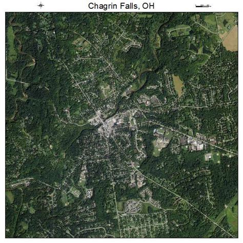 Aerial Photography Map of Chagrin Falls, OH Ohio