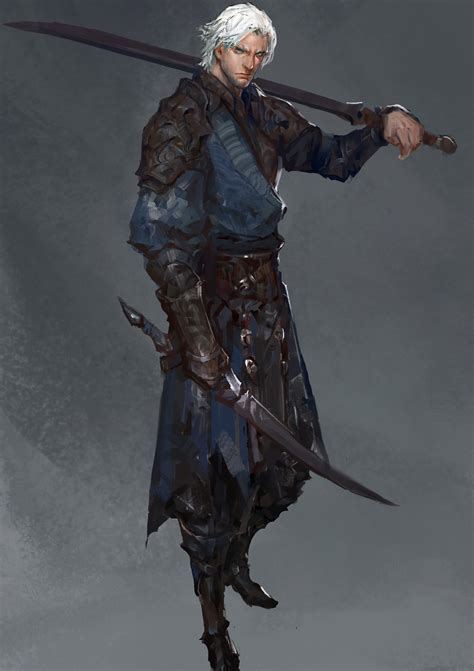 ArtStation - swordman, Ting Xu | Fantasy character design, Fantasy characters, Character design ...