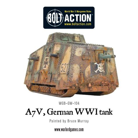 New: A7V, WWI German tank - Warlord Games