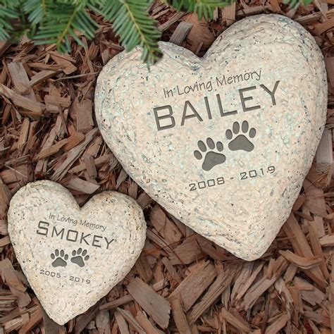 Engraved Pet Memorial Garden Stone | GiftsForYouNow