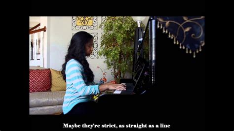 Maybe - Annie Soundtrack Piano Cover (With Lyrics) - YouTube