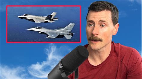 F-16 Vs F-35 DCS Dog Fight Reaction - YouTube