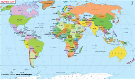 World Map | World Map with Countries