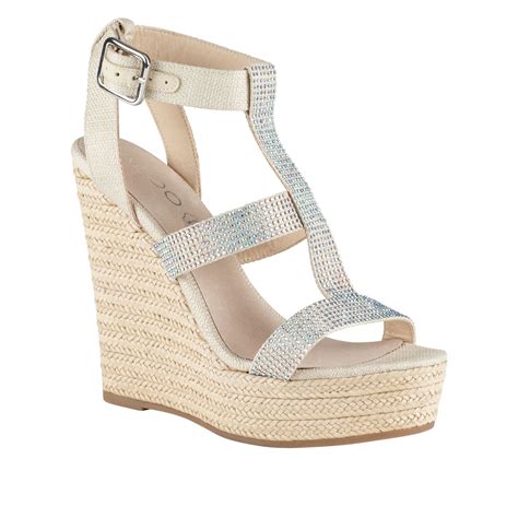 Aldo Tilissa Wedge Strap Espadrille Sandals in White (Off White) | Lyst