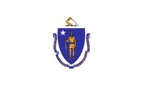 Flag Of Massachusetts clip art (111642) Free SVG Download / 4 Vector