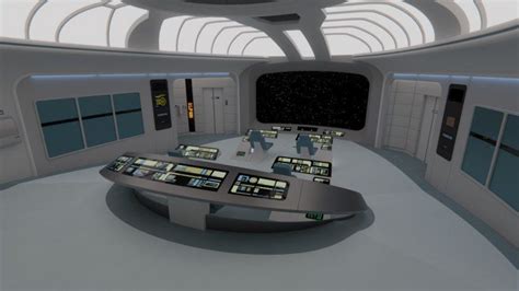 ArtStation - USS Galaxy Bridge - 2360, Tadeo D'Oria | Star trek ...