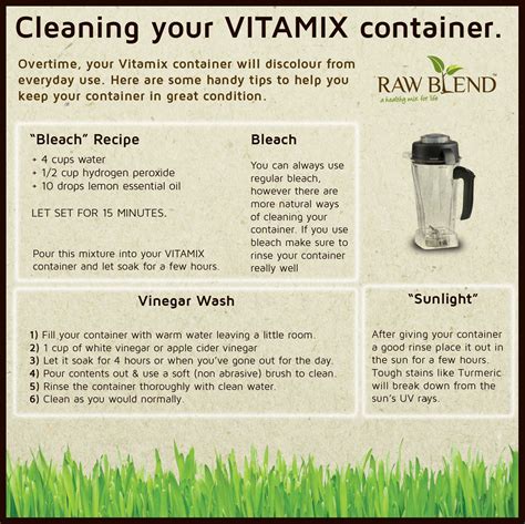 How to clean your Vitamix Container? - Raw Blend | Vitamix recipes ...