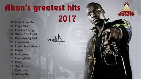 Akon Greatest hits - Best Songs Of Akon Full Album 2017 - YouTube