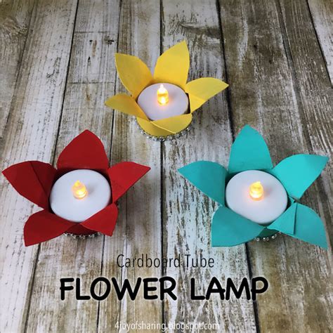 Flower Lamp Craft - The Joy of Sharing