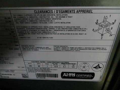 basement refinishing - How do I interpret my furnace clearance diagram? - Home Improvement Stack ...