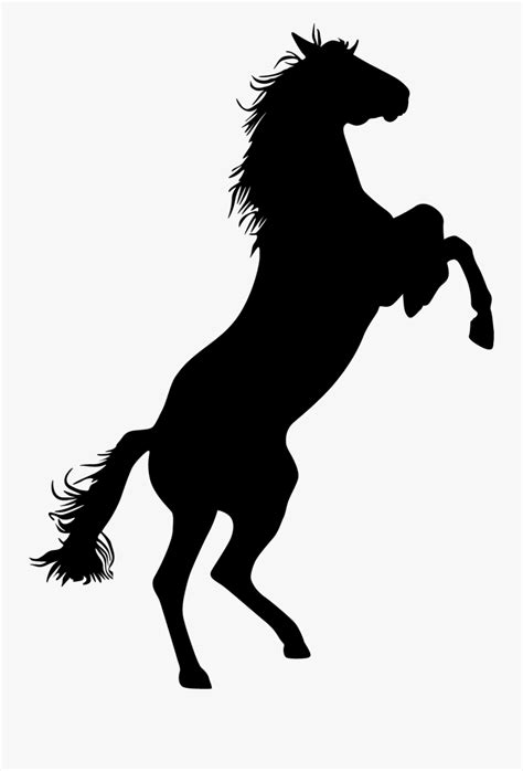 Mare Clipart Kuda - Black And White Horse Logo , Free Transparent ...