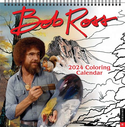 Topps Bob Ross 2024 Calendar - Sula Corilla