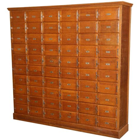 Vintage Industrial Wood Storage Unit or Multi Drawer Cabinet at 1stDibs | multi drawer cabinet ...