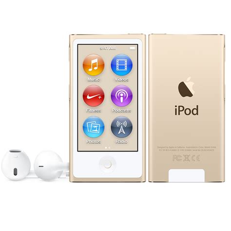 Apple iPod Nano 8th Gen MKMX2QB/A 2.5" Gold 16GB Storage Wi-Fi Bluetooth 4.0 | eBay