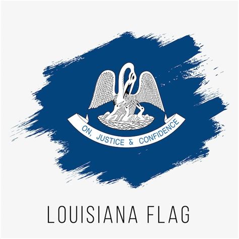 Premium Vector | Usa state louisiana vector flag design template ...