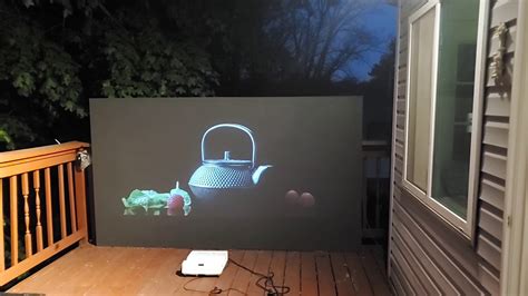 Inside or outside our ALR screen paints will fit your home cinema needs. - YouTube