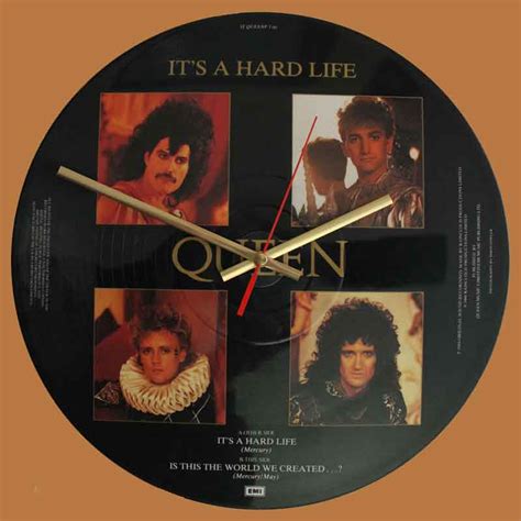 Queen - It's a Hard Life - Vinyl Clocks