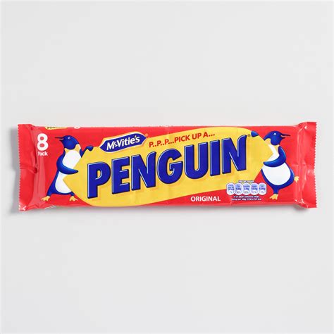 McVitiefts Penguin Milk Chocolate Bar 8 Pack