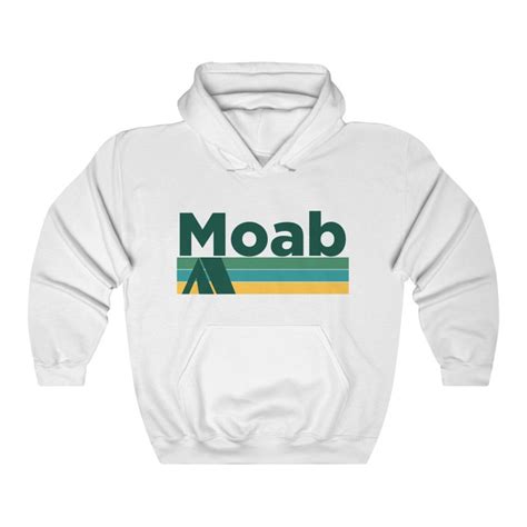 Moab Utah Hoodie Retro Camping Adult Unisex Moab Sweatshirt - Etsy