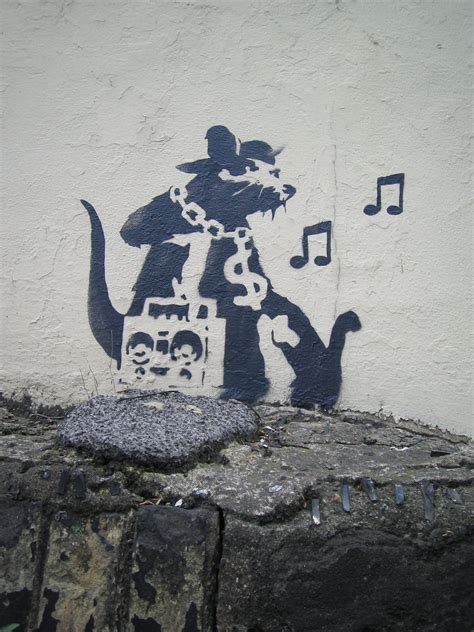 Ghettoblaster | Banksy, Street graffiti, Graffiti