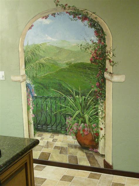 Pin by Shari Rice on Trompe-l'oeil & Painted Furniture | Mural wall art ...