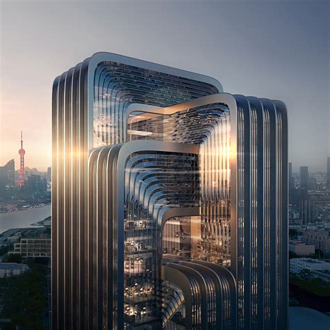 decmyk: Zaha Hadid Architects shares proposal for Shanghai's "greenest building"