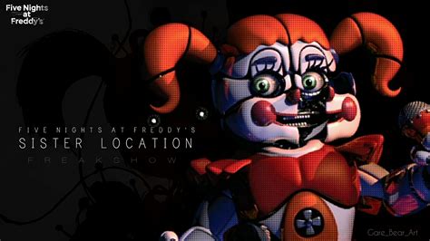 Fnaf sister location wallpaper BABY freak show by GareBearArt1 on ...