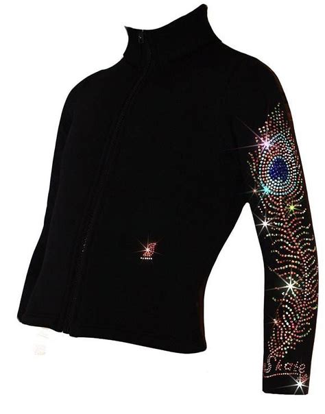 Ice Skating Jacket with "Charming Peacock Feather" Design - Walmart.com