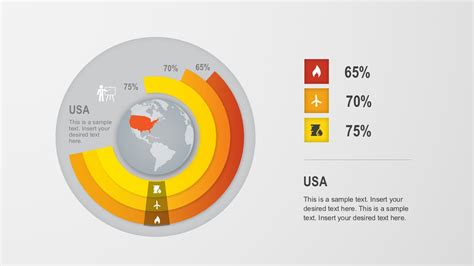 Global Infographics Donut Chart