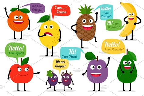 Fruits and Vegetables for kids | Graphic Objects ~ Creative Market